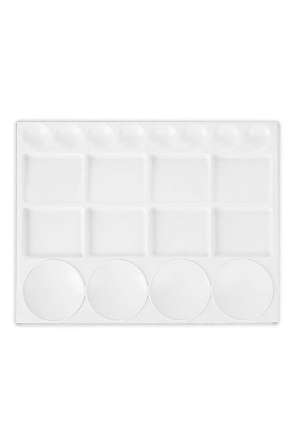 Ops Rp 103 25X33 Profesyonel Godeli Dikdörtgen Resim Paleti Beyaz - Image 1