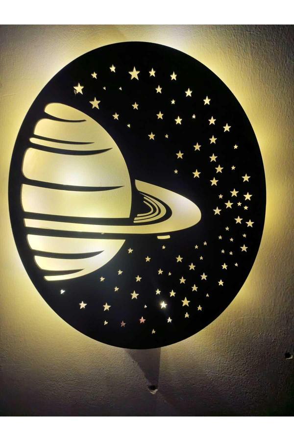 İlk Hediyem Peri Led'Li Gün Işıklı Uzay Dekorlu Çocuk - Genç Odası Gece Lambası - Image 1