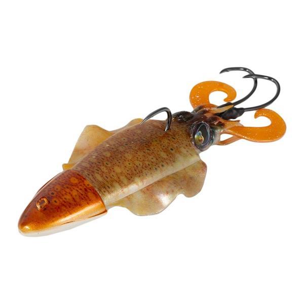 Seabor Cuttle Fish 12cm 110gr Silikon Kalamar Jig Yem Ghost - Image 1
