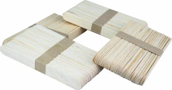 Gökkuşağı Dil Çubuğu Kalın Rubenis Naturel Sade 50 Adet - Image 1