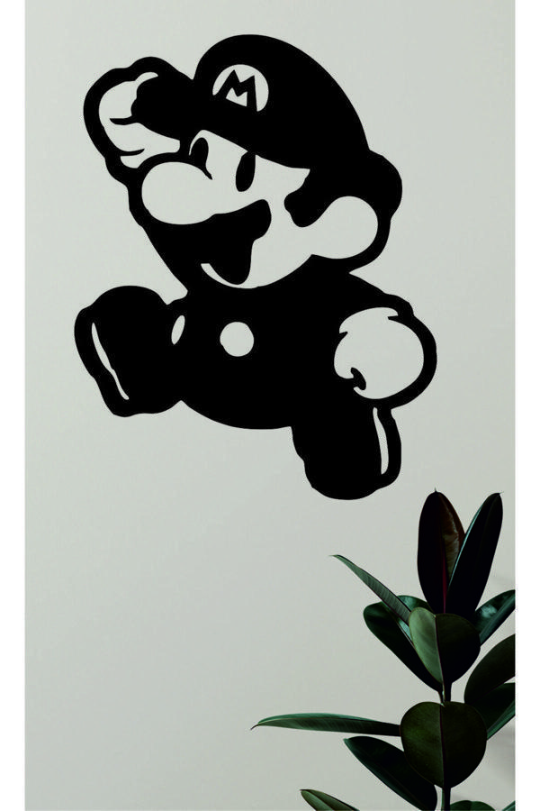 Dekor Treni Süper Mario Dekoratif Ahşap Duvar Aksesuarı - Image 1