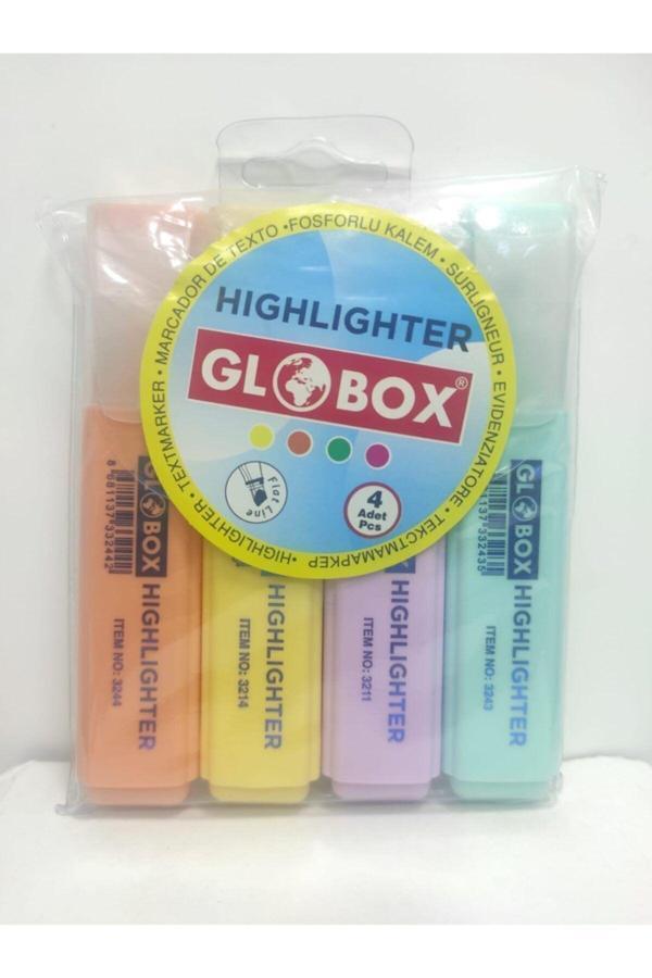 Globox Highlighter Forforlu Renkler 4Lü Set F.K - Image 1