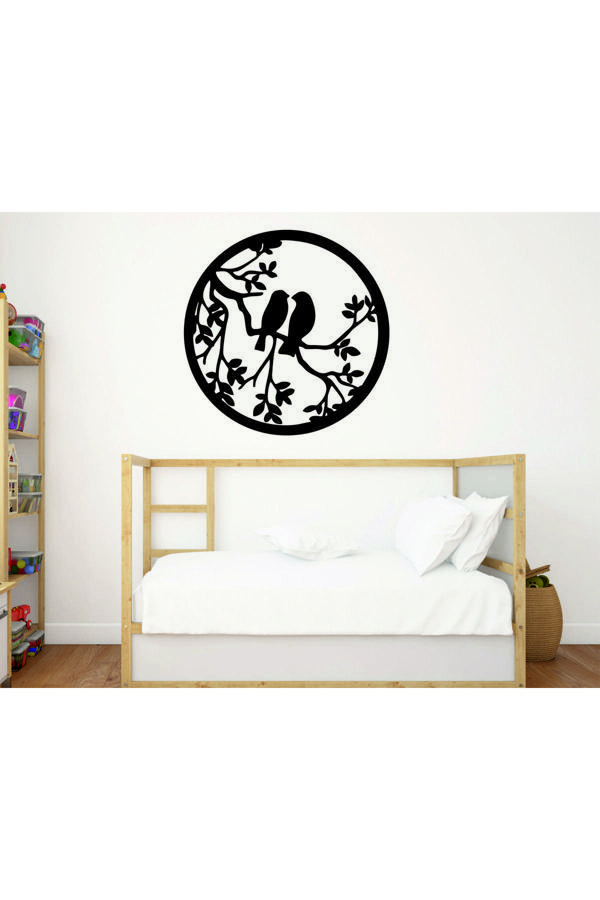 İlk Hediyem Dalda Kuş Dekoratif Ahşap Duvar Dekoru - Image 1