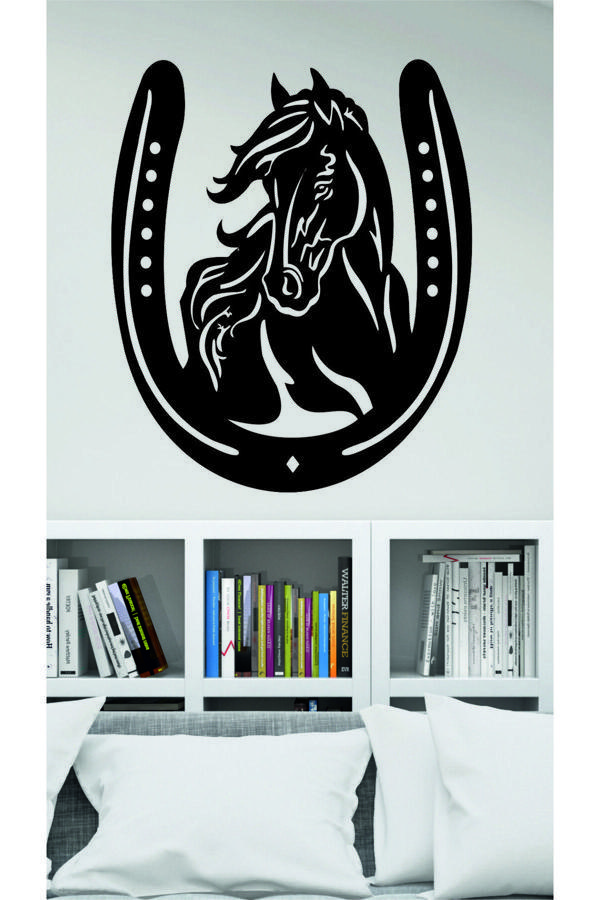 İlk Hediyem İlk Hediyelm At Nalı Dekoratif Ahşap Duvar Dekoru - Image 1