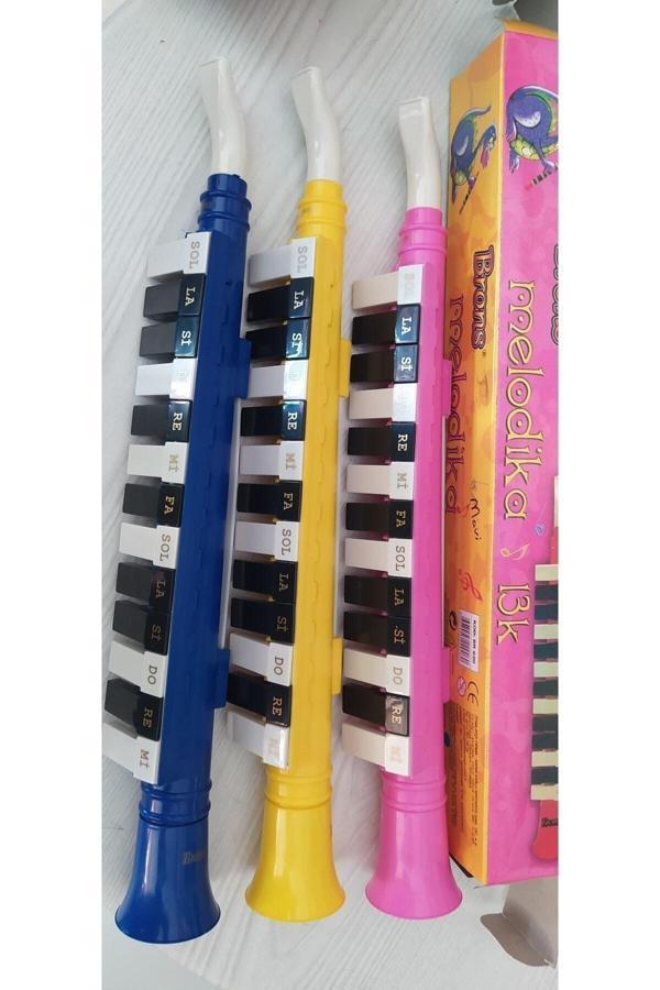 Brons Bronş 13 Tuş Melodika Mavi - Image 1