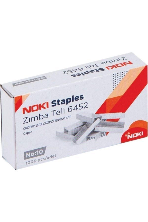 Noki 20 Li Paket Zımba Teli No: 10 (Küçük Zımba Makinası İçin.) Gümüş Renk - Image 1