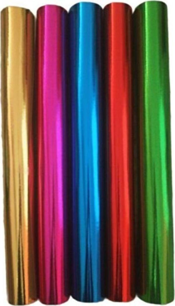 Kika Metalik Aynalı Fon Kartonu 5 Adet 50X70 Ebat - Image 1