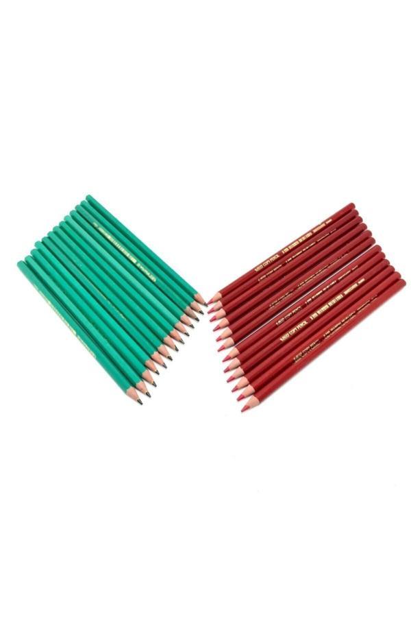Bic Kurşun Kalem Seti- 2B 650 Ve Kırmızı Kopya Kalemi 12'Li Kutu - Image 1