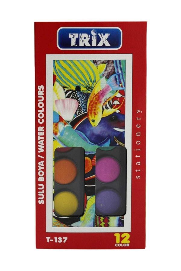 Trix Sulu Boya Standart Kutulu 12 Li * T-137 - Image 1