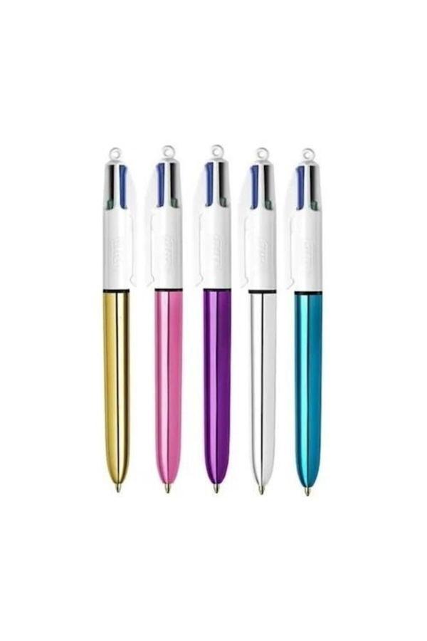Bic 4 Colours 5'Li Tükenmez Kalem Seti - Image 1