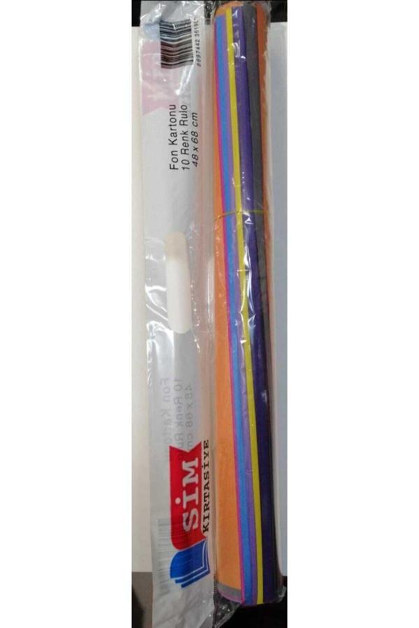 Sim Ezg - Fon Kartonu 10 Renk 48*68 - Image 1