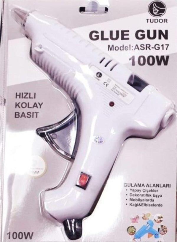 Tudor Sıcak Kalın Mum Silikon Tabancası 100 Watt Anahtarlı Beyaz 10 Mum Ve Uç - Image 1