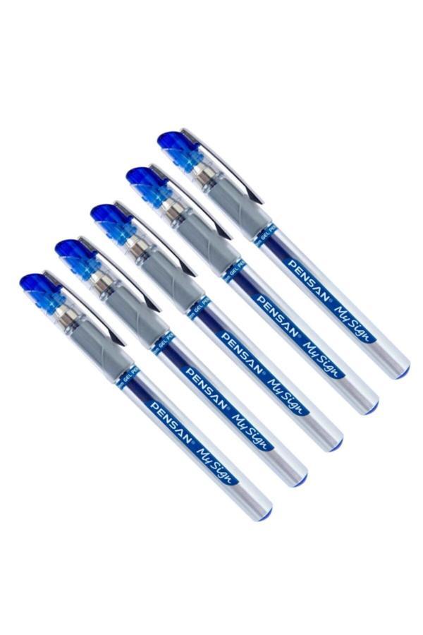 Pensan My Sign 1.0 Imza Kalemi Mavi 5 Adet - Image 1