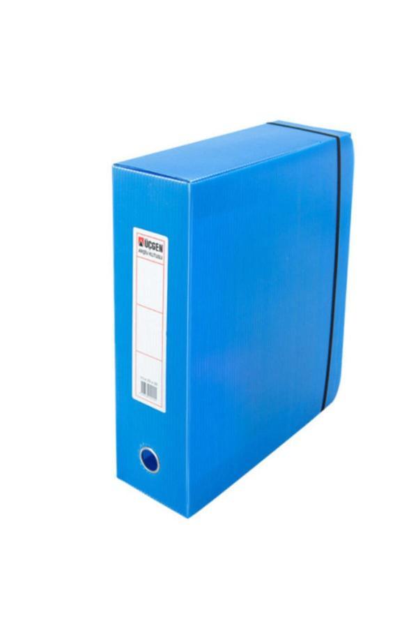 Üçgen Proje Kutusu Plastik 10X29X36 Mavi - Image 1