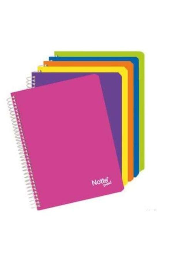 Hera A-4 Spiralli Defter Plastik Kapak Helezon Kareli 96 Yaprak 96/4 Dfn-0288 6 Lı (1 Paket 6 Adet) - Image 1