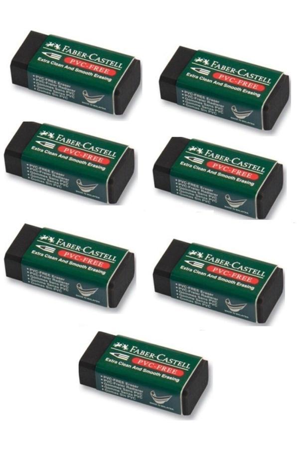 Faber Castell Silgi Siyah Küçük Boy 7 Adet - Image 1