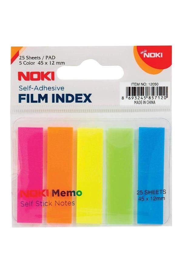 Noki Memo Film Index 5 Renk 12X45Mm 25 Yp. 12050 Yapışkan Notluk - Image 1