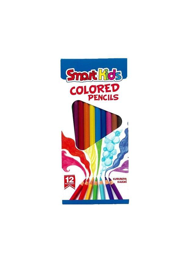 Smart Kids Uzun Kuru Boya Seti 12 Renk - Image 1