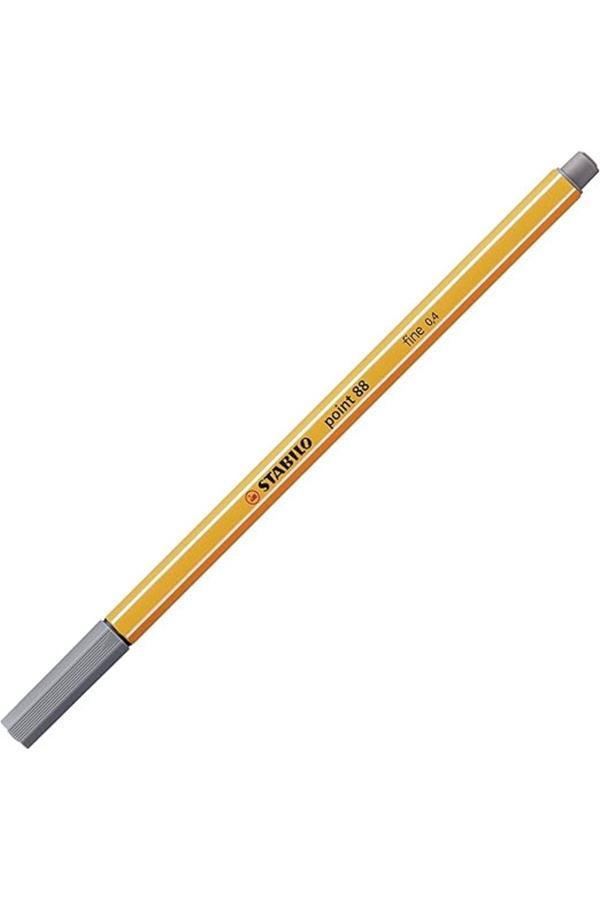 Stabilo - İnce Keçe Uçlu Kalem - Point 88 - Koyu Gri - Image 1