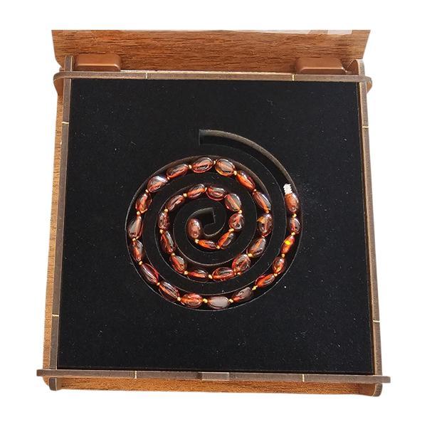 Damla Kehribar Bebek Kolyesi Lt1414 - Image 1