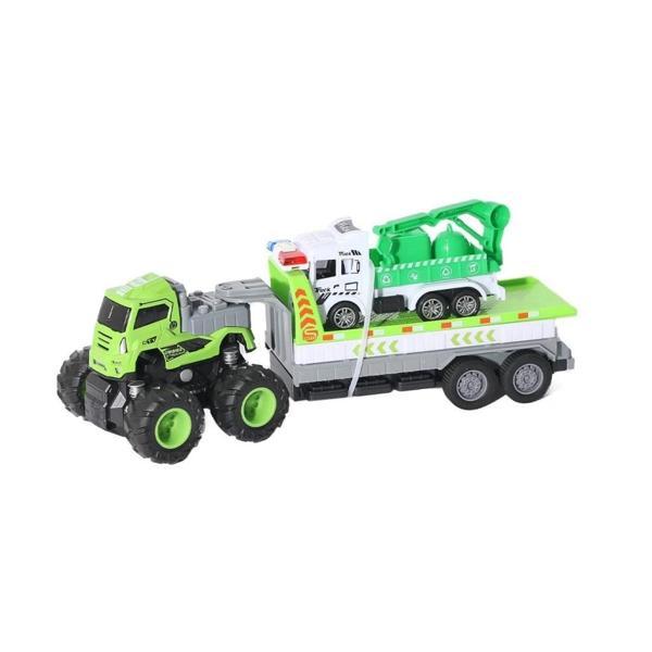 KLX600-365 Sürtmeli Die Cast 4x4 Temizlik Aracı Taşıyan Tır -Vardem - Image 1