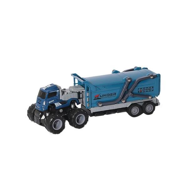 KLX600-377 Sürtmeli Die Cast 4x4 Kapalı Kasa İnşaat Tırı -Vardem - Image 1
