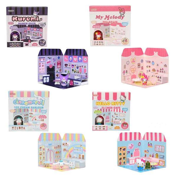 30001 SUN-CMS-OYUN SET STICKER HOUSE FOOD COURTS KUROMI CINNAMOROLI H KITTY MY - Image 1