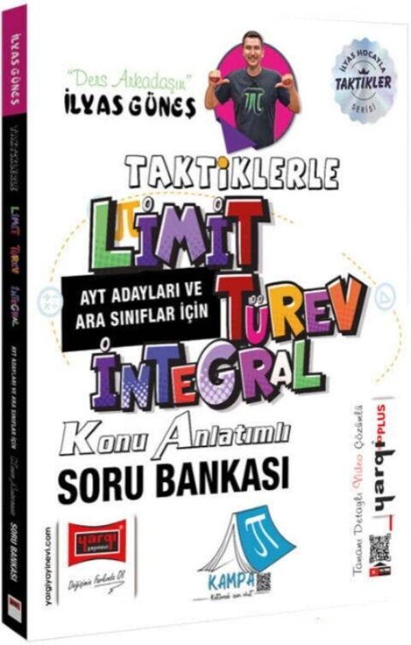 Tüm Adaylar İçin Taktiklerle Limit Türev İntegral Konu Anlatımlı Soru Bankası Yargı Yayınları - Yargı Yayınları - Image 1