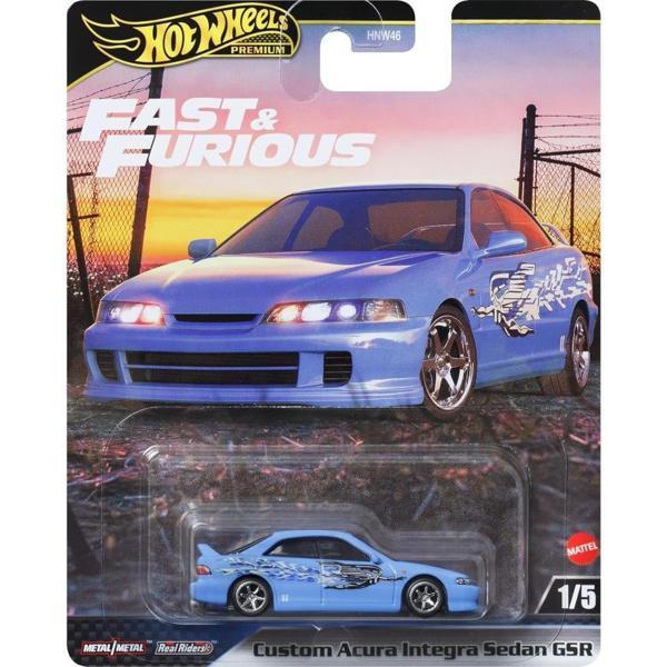 Hot Wheels Premium Fast & Furious Custom Acura Integra Sedan Gsr HNW46 JDJ13 - Image 1