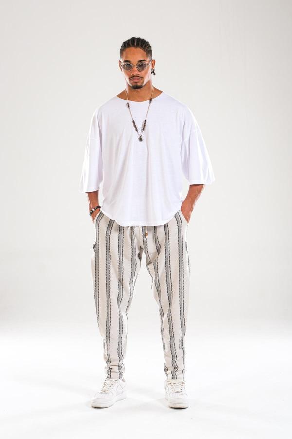 Çizgi Detaylı Hazar Pantolon COC1459 - Image 1