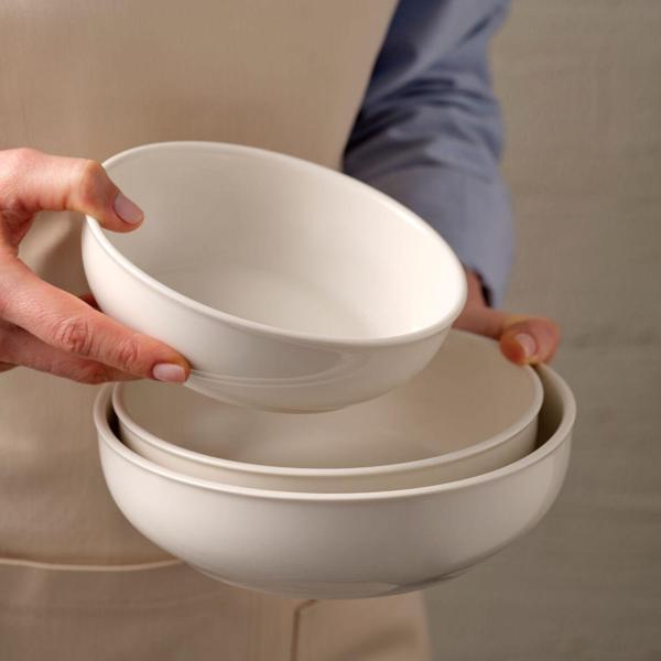 GÜRAL PORSELEN Ece 2 Adet 23 Cm Salata Kasesi - Image 1