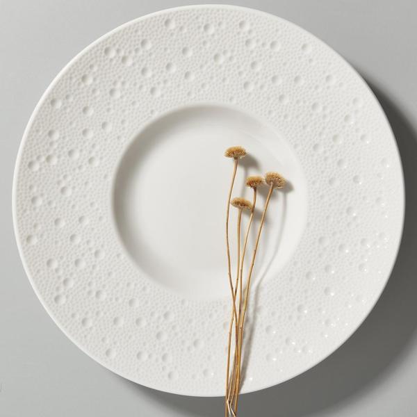 GÜRAL PORSELEN Moon 32 Cm Bone Gurme Düz Tabak - Image 1