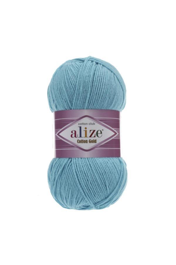 Alize Cotton Gold 287 Turkuaz Pamuklu El Örgü Ipi - 1 Adet - Image 1