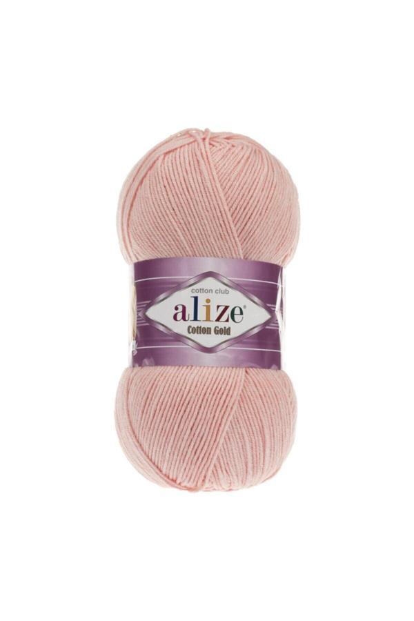 Alize Yazlık Pamuk Ip Cotton Gold Amigurumi Punch Ipi 393 Pudra Pembe - Image 1