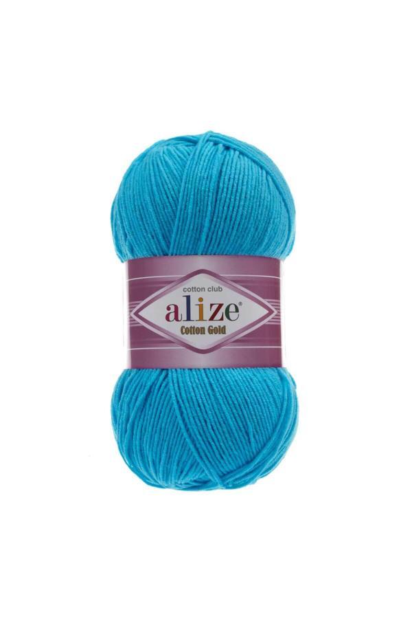Alize Yazlık Pamuk İp Cotton Gold Amigurumi Punch İpi 16 Okyanus - Image 1