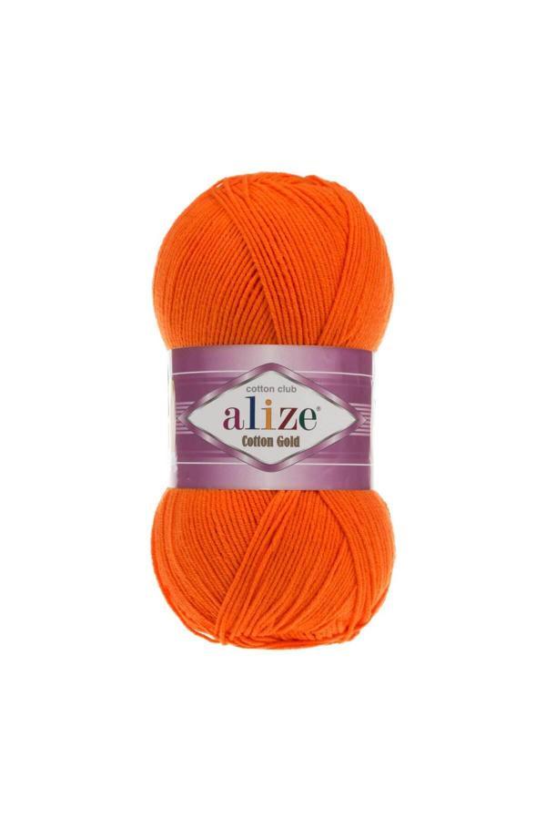 Alize Cotton Gold 5 Adet %55 Pamuk - %45 Akrilik / 100 Gr - 330 M 37 Oranj - Image 1