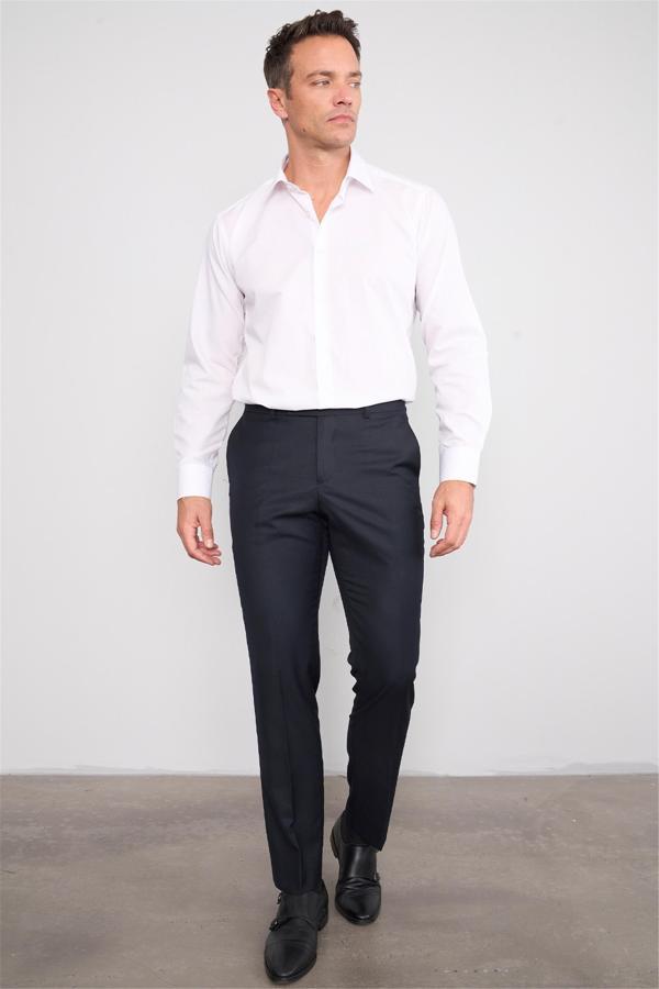 Mentality 8280 Erkek Yan Cep Pantolon Siyah - Image 1