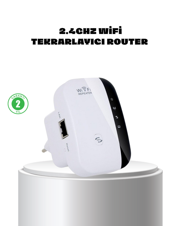 WiFi Sinyal Güçlendirici 2.4G Repeater Yüksek Çekim Kapasiteli - Image 1
