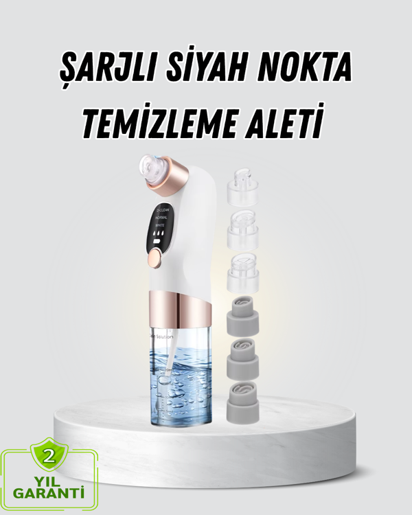 Vakum Teknolojili Siyah Nokta Temizleyici – Cilt Tonu Eşitleyen Masajlı Cilt Bakım Cihazı - Image 1