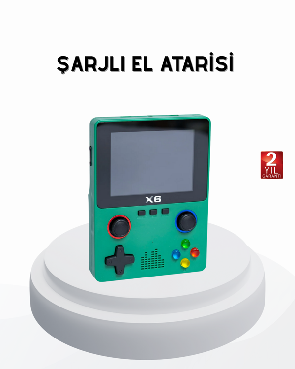 3.5 İnç IPS Ekranlı Taşınabilir Oyun Konsolu Ergonomik Çift Tetikli - Image 1