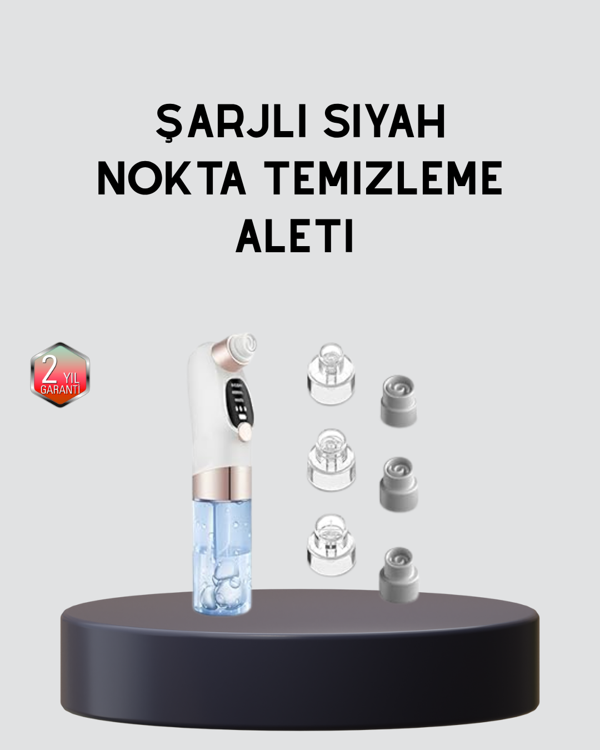 3 Kademeli Vakumlu Gözenek Temizleme Cihazı – Cilt Yenileyici Masaj ve Derin Temizlik - Image 1