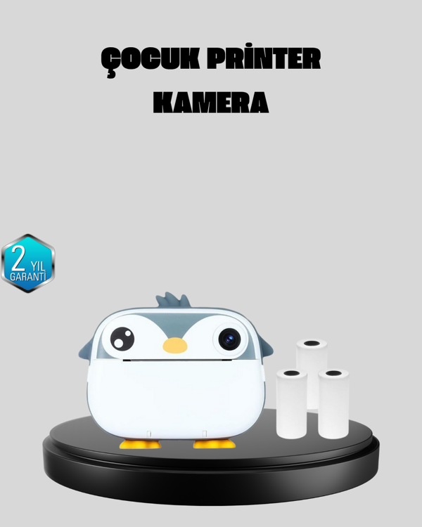 Mini Çocuk Kamera Anında Baskı Özellikli HD Video Termal Yazıcılı - Image 1