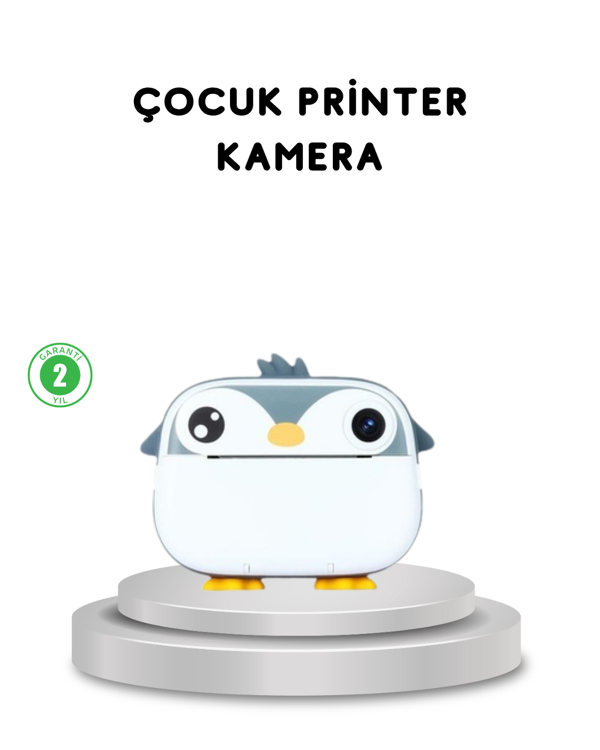 Çocuk Fotoğraf Makinesi Termal Baskılı Anında Çıktı HD Video Kayıtlı - Image 1