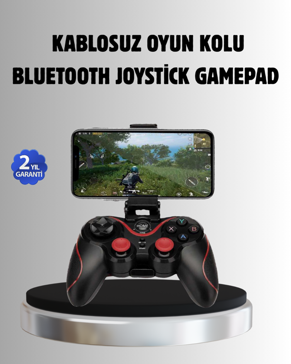 Bluetooth Kablosuz Gamepad TV PC Telefon Uyumluluğu Kolay Bağlantılı - Image 1