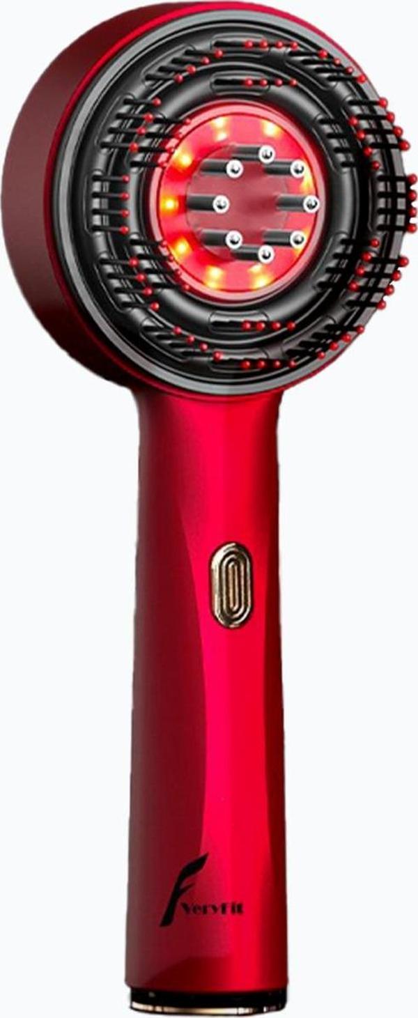 Veryfit Hairglow Şarjlı Saç Bakım Ve Masaj Tarağı - Bakım Yağı Hazneli - Image 1