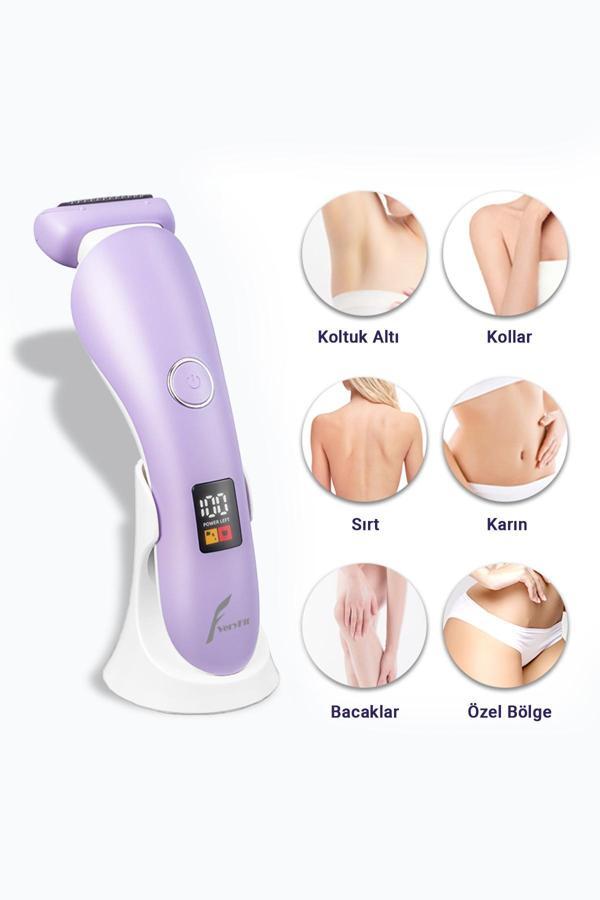 Veryfit Ipx7 Su Geçirmez 3 İn 1 Epilatör Bacak Sırt Yüz Bikini Bölgesi Kadın Tıraş Makinesi - Image 1