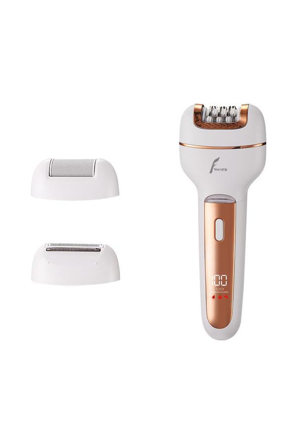 Veryfit 3 İn 1 Elektrikli Epilatör Kadın Tıraş Makinesi Bacak Koltukaltı Epilasyon Cihazı Ayak Taşlama - Image 1