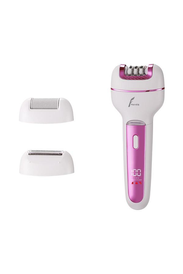 Veryfit 3 İn 1 Elektrikli Epilatör Kadın Tıraş Makinesi Bacak Koltukaltı Epilasyon Cihazı Ayak Taşlama - Image 1