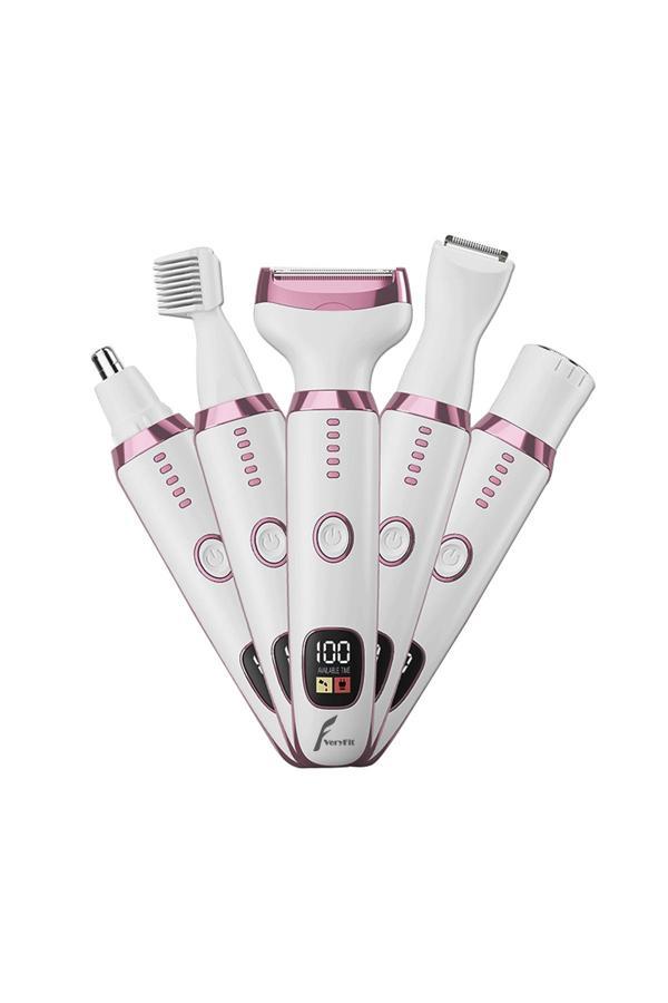Veryfit Rf-3028A 5 İn 1 Arada Epilatör Cihazı - Şarjlı Kadın Tıraş Makinesi Kaş Burun Tüm Vücut Seti - Image 1