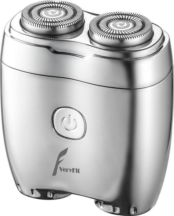 Veryfit Şarj Edilebilir Tam Vücut Yıkanabilir Çift Kafalı Mini Taşınabilir Elektrikli Tıraş Makinesi - Image 1
